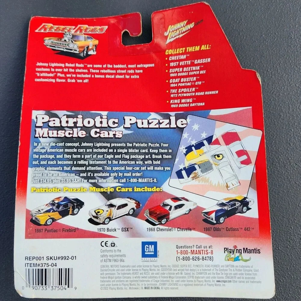 Lot of 4 NIP Vintage Johnny Lightning 1:64 Scale Die Cast Cars